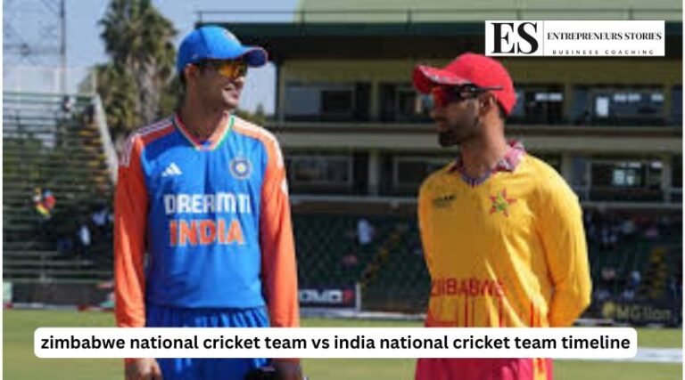 Zimbabwe National Cricket Team vs India National Cricket Team Timeline